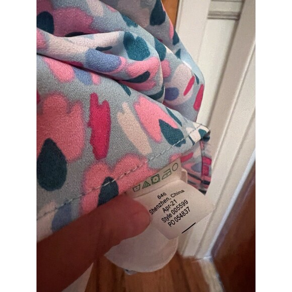 Lilly Pulitzer Blaire Flutter Sleeve Dress In Multi Hottie Dottie - Picture 13 of 14